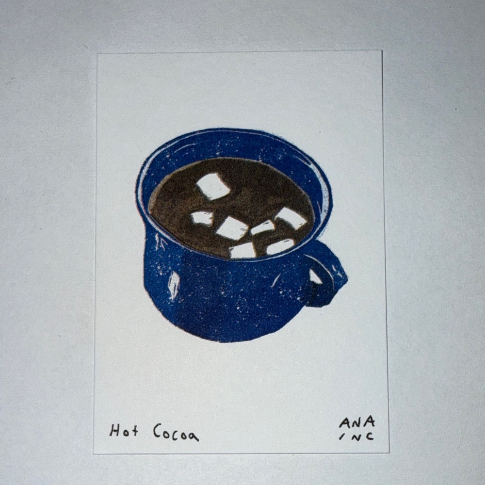Ana Inciardi Mini Print, Hot Cocoa